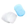 20st Outdoor Travel Soap Paper Washing Hand Bath Clean Scented Slice Sheets Disponable Boxe Soap Portable Mini249K6908744