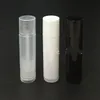 Wholessale 5g vazio labial clear tubos de bálsamo recipientes batom transparente moda cool lip tubes frascos recarregáveis ​​free cosmético