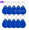 RFID Tag Porte-clefs Keyfobs Keychain Token Ring 125Khz Tags de proximité ID carte à puce EM 4100/4102 TK4100 lire uniquement des présences de contrôle d'accès