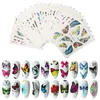 2020 neue Design Schmetterling Nagel Aufkleber Wasser Transfer Aufkleber Frauen Mode Blume Nail art Decor Maniküre Colorful3945698