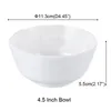 A5 Melamin Imitation Porslin Dinner, Flat Munnen Rund Skål Restaurang Hotell Rice Bowl Canteen Soup Bowl Melamine Porslin