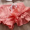 Schattige prinses mooie zomer sets 2 stks peuter baby meisjes solide jarretel bovenkant kant shorts outfits instellen kleding