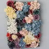 40*60cm Artificial flowers wall simulation hydrangea rose flower wall wedding decor background for wedding arch decoration Festival event