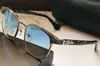 2022 New Synglish English Sunglasses Square Metal Frame Retro Punk Style Hot UV400 نظارات واقية مع صندوق مزخرف