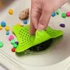 Kitchen Silicone Sink Strainer Five-pointed Star Sink Filter Bathroom Sucker Floor Drains Shower Hair Sewer Filter Colanders