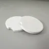 120pcs Sublimation Blank Car Ceramics Coasters 6.6 * 6.6cm Hot Transfer Printing Korstaster Blank Förbrukningsvaror Material Kustar RRA3499