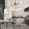 Led moderne firefly kroonluchter licht stijlvolle boom tak kroonluchter lamp decoratieve plafond kroonlies opknoping led-verlichting