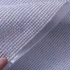 Mejor calidad bling bling mesh sheet rhinestone Sliver + crystal ab hot fix sheet para tela GBC-5