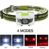 3 LED Headlamp Mini Head lighting waterproof outdoor head Flashlight for working Camping Head Light Lamp Torch Lantern Power by Ba5256512