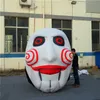 Clown gonflable géant adapté aux besoins du client de ballon avec la bande de LED et le ventilateur de la CE pour la décoration de plafond de discothèque