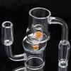 유리 물 파이프 (717)를 노란색 레드 Domeless 석영 루비 손톱 25mm CAD 루비 석영 폭행 열 변색 버킷 코어 에반 쇼어 네일