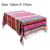 Blankets Beach Blanket Cotton Handmade rainbow Mexican blanket outdoor camping Picnic Mat Home Tapestry Table mat cobertor