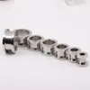 Lote de 100 unidades de joyería barata de 210mm, tapón de oreja de tornillo de acero inoxidable, piercing para túnel de carne, joyería para el cuerpo 2264709