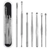 Ear Care Supply 7pcs/set Wax Pickers Cleaner Stainless Steel Earpick Remover Curette Pick Spoon Epiwax