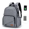 Mama Rucksack Windel Taschen Mutter Mutterschaft Windel USB Rucksäcke Große Volumen Outdoor Reise Pflege Taschen Wasserdichte Windel Tasche GGA2823