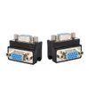 90 Degree Right Angle VGA SVGA Female to Female Converter Angle Adapter Extender Adapter for Cord Monitor Connector
