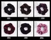 2019 30st flicka kvinnors sammetshår Scrunchies Slipstillbehör Hästsvanshållare Scrunchy hårband velour Hårögla Pleuche Headwear