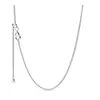 NEW 2019 100% 925 Sterling Silver Floating Locket Crown O Beads & Pave Necklace Clavicle Chain Fit DIY Original Women Jewelry thirteen