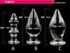 Dia 48mm tot 80mm Pyrex Crystal Glass Anale Plug Big Long Glas Butt Plug Penis Volwassen G-Spot Male Masturbator Dildo Gay Sex Toys Y191028