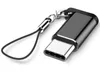 Aluminiowa aluminiowa Micro USB do typu C Złącze konwertera Converter do tabletu telefonicznego z akcesoriami do telefonu Smycz do Xiaomi