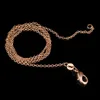 16 18 inch link ketting ketting voor vrouwen 1mm 925 gestempeld sieraden platina wit goud rose goud heren choker ketting DIY maken accessoires