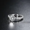 2 0ct 8mm 클래식 여성 여성용 Moissanite 결혼 약혼 반지 100% Real 925 Sterling Silver Ring New Fashion Jewelry XR3206T