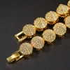 Moda- Catene ghiacciate da 10 mm per uomo hip hop designer di lusso mens bling collana di diamanti lega strass argento catena d'oro regalo di gioielli