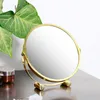 Maquillage or miroir rond Simple table ronde or miroir de courtoisie chambre salle de bain photo studio miroirs