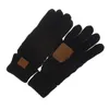 Fashion-2018 Knitting Touch Screen Glove Capacitive Gloves Women Winter Warm Wool Gloves Antiskid Knitted Telefingers Glove Christmas Gifts