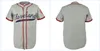 Cleveland Buckeyes 1946 Road Jersey Movie Baseball Jersey Double Stitched Name Number For Mens Womens Youth Mix Order S-XXXL