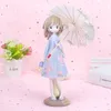 Joli parapluie japonais kimono fille créative belle fille décoration résine artisanat cadeau décoration de la maison Figurines YD0615