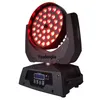 2st 36 * 15W LED RGBAW 5IN1 Flyttande huvud DMX LYRE LED Wash Zooma Aura LED Zoom Moving Head Light