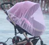 6 färger baby barnvagn myggnät 150 cm fyrkantig barnvagn mygg insektssköld netto skydd mesh buggy cover barnvagn tillbehör