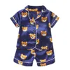 Pigiama per bambini Estate 2019 Ragazzi Ragazze Bambini casa Abbigliamento Cartone animato manica corta bambino Pigiama Completo Bambini039s Day gi4287867