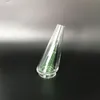 Glasrörsersättning med 4Kolorer för topp Dabber Rig Accessories Glass Vatten Bong