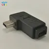 USB-kontakt Micro 5pin Male Plug till Mini USB Kvinnlig Jack Connector Tablet Computer Adapter Elektriska delar 400pcs / Lot