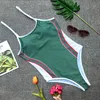 MJ-102 One Piece Mayo Kadınlar fırfır Seksi Mayo parça bikini Backless Yüzme Bodysuit Maillot De Bain Femme 2019 Çiçek Mayo