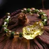 FW001 Animal Zodiac Charme Brangles Citrine Pixiu Bracelet Naturel Stone Natural 810 mm Bracelet Crystal Bracelet Charme Réglable Brangle Wholes8962373