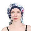 Berretto da donna con calze lunghe e larghe multifunzionali per la cura dei capelli, cappello da notte, berretti da notte, fascia per la testa alla moda