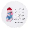 Hot Baby Photography Blanket Boy Girl Flannel Blanket Barnbarn Circle Photography Blanket 15368