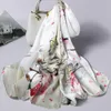 Wholesale-Female luxury designer silk scarf China Wind mulberry silk printed gift scarf long shawl manufacturer wholesale