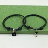 2 Stks Nieuwe Collectie Paar Armband Legering Key Heart Lock Charm Armband Handgemaakte Sieraden Touw Armband Liefhebbers Geschenken voor Vrouwen