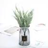 10pcs / lot Plastik Lavender Home Dekoratif Aksesuarları Düğün Ekran Simülasyon Çiçek 5 çatal Lavanta Sahte Çiçekler