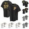 Mujeres Jóvenes 55 Josh Bell 2020 Roberto Clemente Chris Archer Starling Marte Willie Stargell Gregory Polanco Trevor Williams Camiseta de béisbol