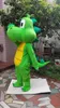 2019 Fabriksförsäljning Grön Drake Dinosaur Mascot Kostymtecknad Kläder Vuxen Storlek Fancy Dress Party Gratis frakt