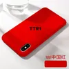 Htous1 Yeni Stil Renkli Katı Renk Cep Telefonu Kılıfı