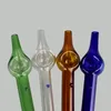 Mini collecteur de verre de nectar 6 pouces mini nectar paille dégustateur verre accessoires pour fumer brûleur à mazout mélange couleurs pour le choix