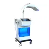 8 em 1 água Oxigênio Hydra Dermaabrasion Machine Hydro Peel Ultrassom RF Bio 7 Cores PDT LED Terapia de Luz Terapia Máquina Facial