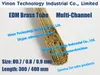 0.7x400MM Brass Tube Multi-Channel (50pcs or 100pcs), Brass EDM Tubing Dia.=0.7mm Length=400mm, Brass Electrode Tube-Multihole EDM DRILLING