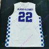 2020 Nouveaux maillots NCAA College Kentucky Wildcats 22 Gilgeous-Alexander Basketball Jersey Taille Jeunes Adultes Tous cousus